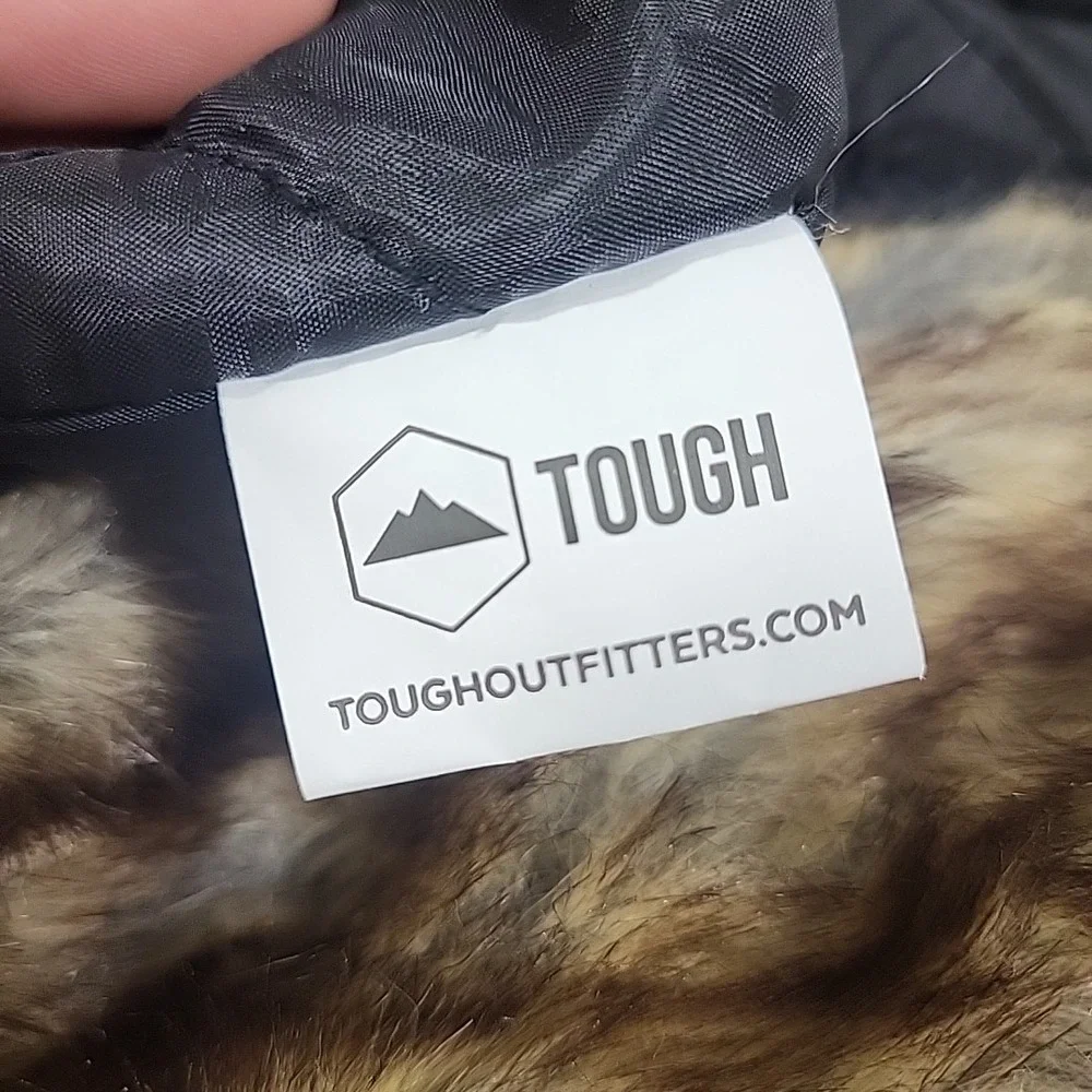 Tough‎ Outfitters Trapper Hat One Size Faux Fur Warm Waterproof Winter Snow Hat